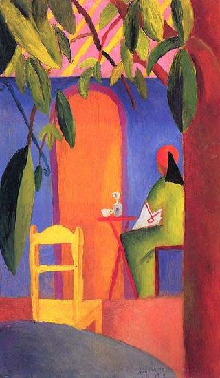 August Macke Turkisches Cafe (II) oil painting image